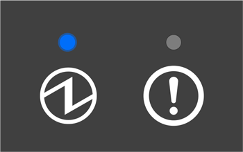 電源 LED 燈 與 錯誤 LED 燈不定時交替閃爍。