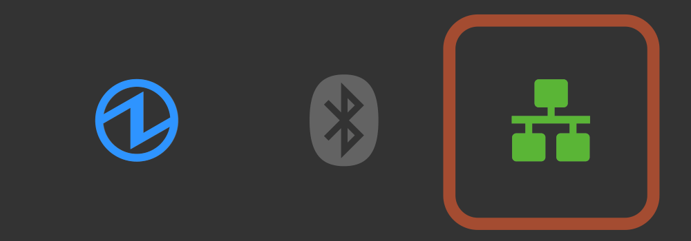 網路 LED 燈亮起綠色。