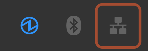 網路 LED 燈熄滅。