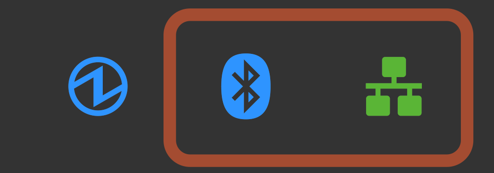 網路 ( 綠色 ) LED 燈與藍芽 ( 藍色 ) LED 燈，同時間隔 0.25 秒閃爍。