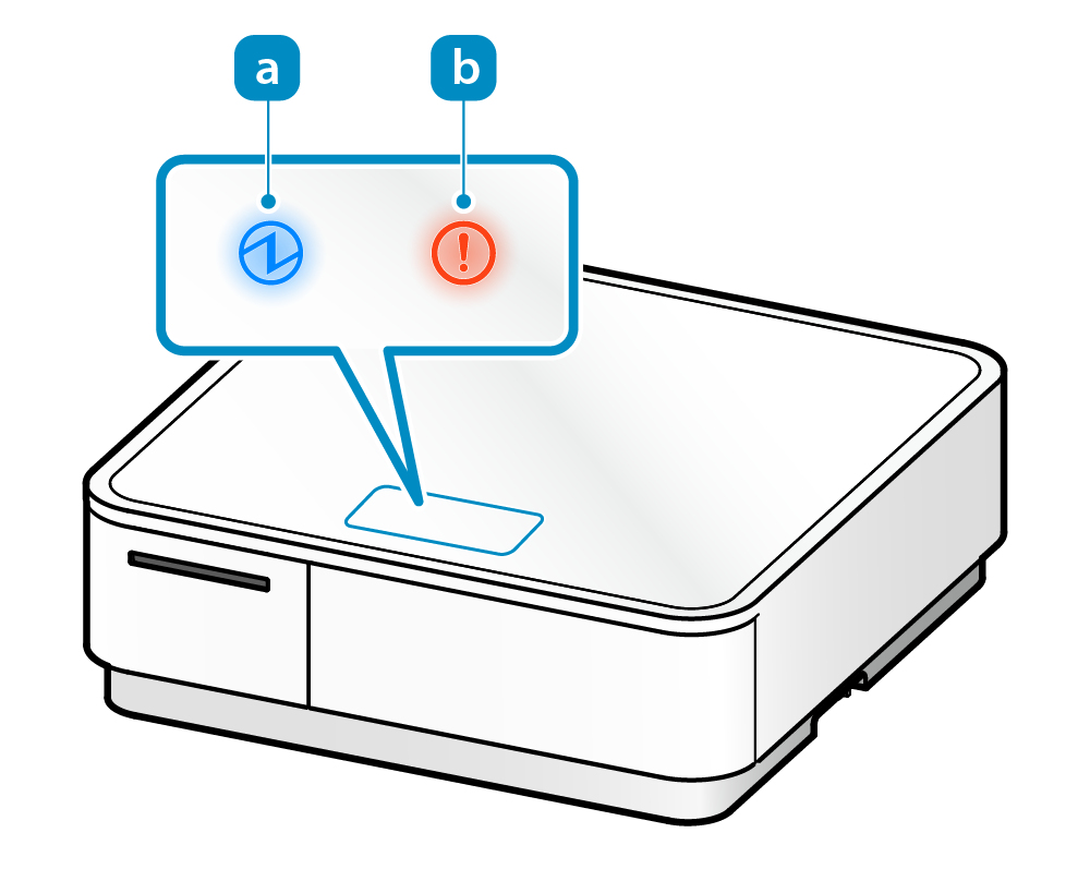 當藍芽已連接時 : 左邊藍色為電源 LED 燈，右邊紅色為錯誤 LED 燈。