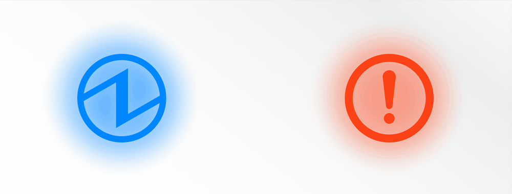 電源LED 燈亮，錯誤 LED 燈連續閃爍 